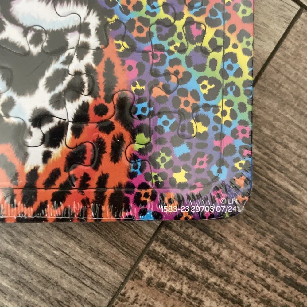 Lisa Frank Hunter Rainbow 45 Piece Puzzle Leopard Animal 1583-23 29703 07/24